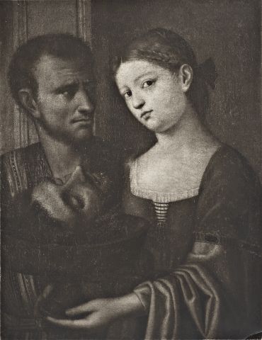 Sansoni, Mario — Anonimo veneziano - sec. XVI - Salome con la testa di san Giovanni Battista — insieme